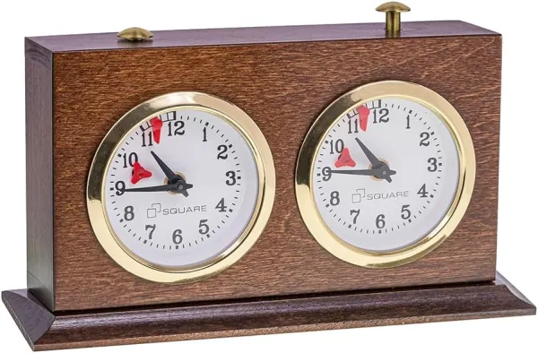 SQUARE Schachuhr Exclusive – Mechanisch